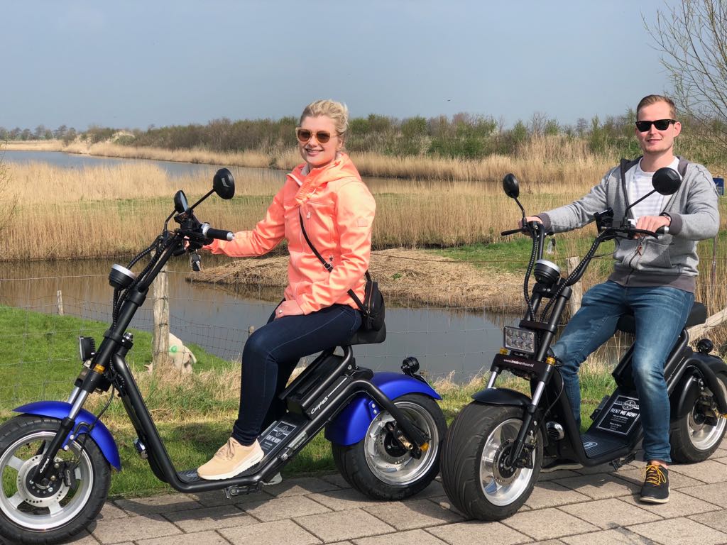 E-Chopper op meer plaatsen te huur - Fred's scooter en e-bike verhuur